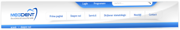 Clinica Stomatologica Megdent | Web Design